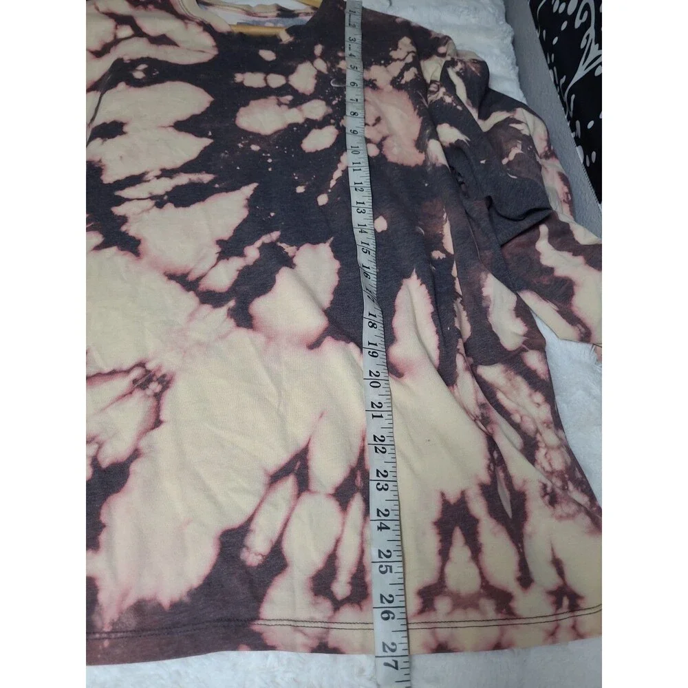 Nike Tie Dye Burst Activewear Dri FIt Shirt Top Womens Size Large